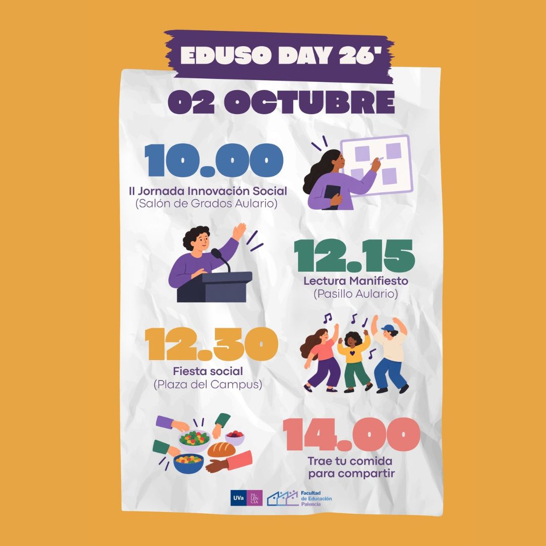 FED UVA PALENCIA- ACTIVIDADES PARA CONMEMORAR EL DÍA INTERNACIONAL DE LA EDUCACIÓN SOCIAL. 2 OCTUBRE 2026